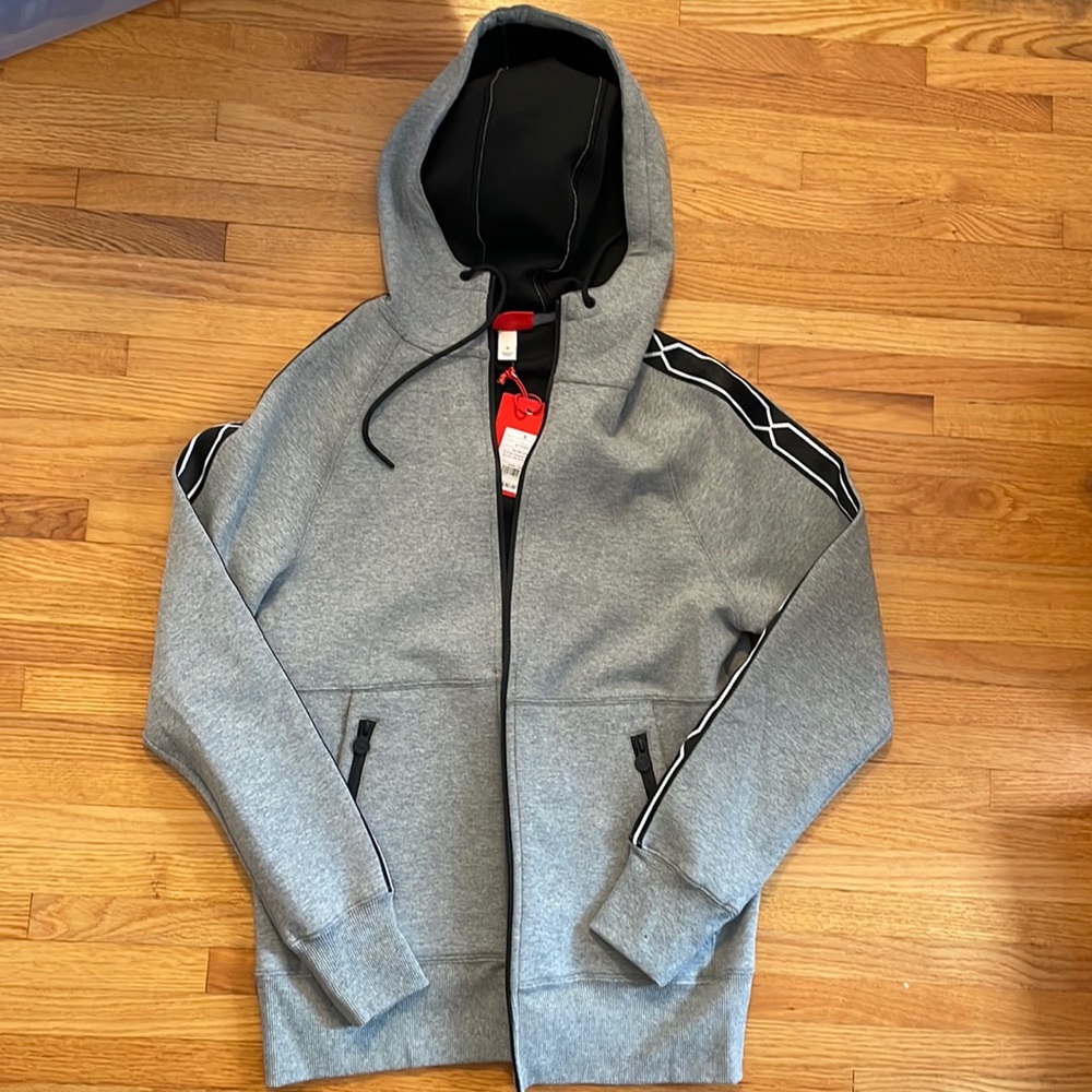 Hunter for Target Men's Chain Trim Full Zip Hoodie Gray Size small